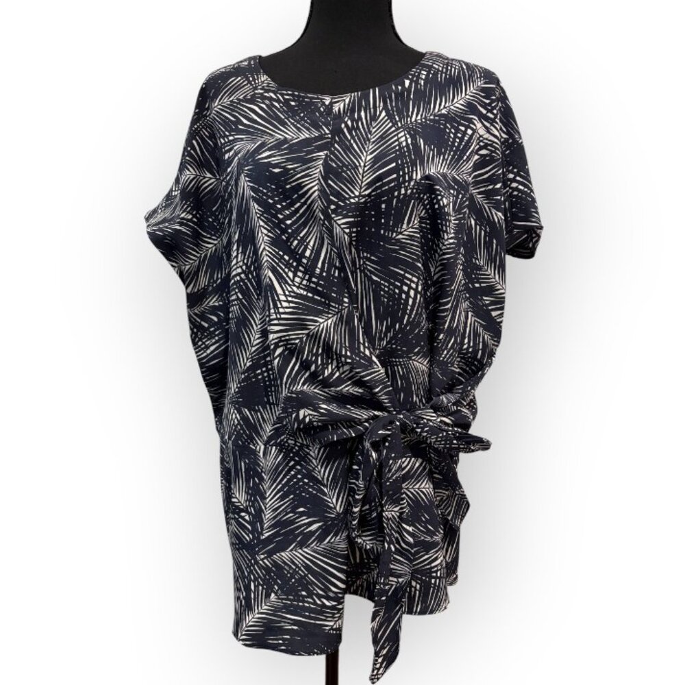 Michael kors wrap blouse